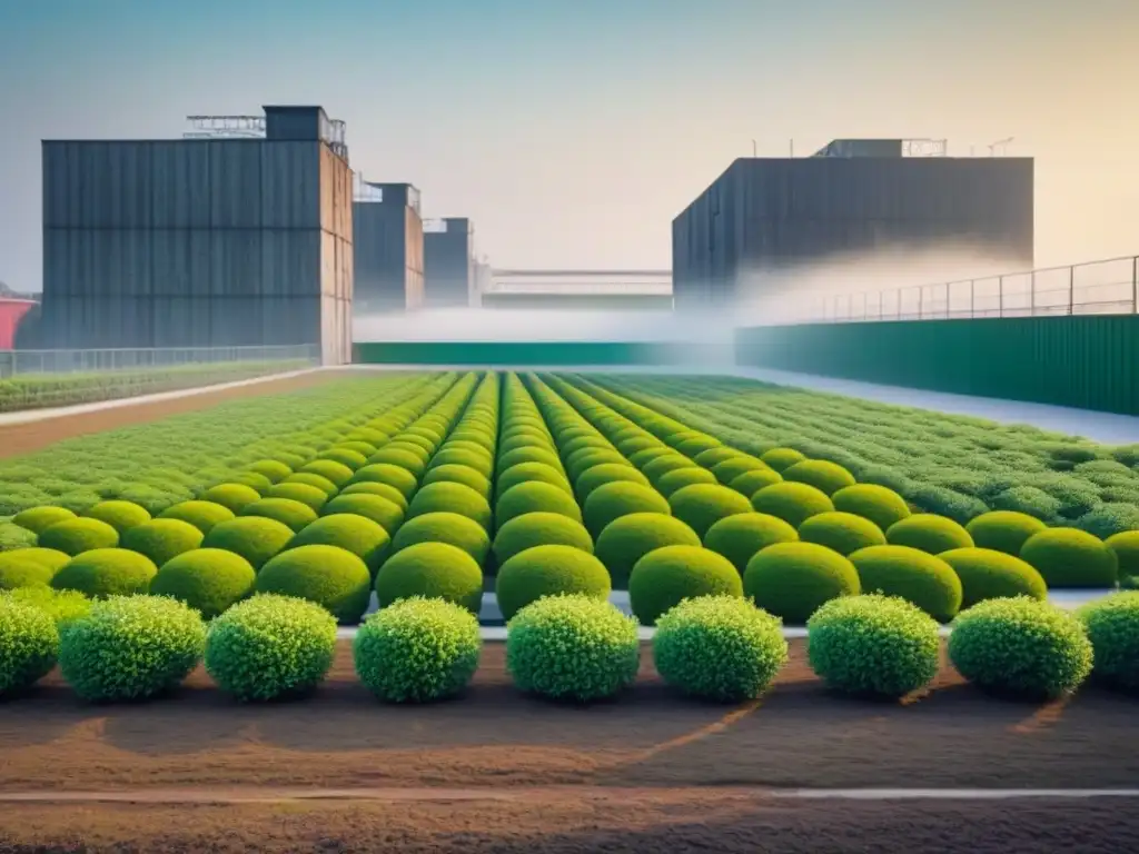 Transformación de áreas industriales en parques urbanos: fusión entre lo antiguo y lo moderno, con diseño sostenible y vibrante atmósfera