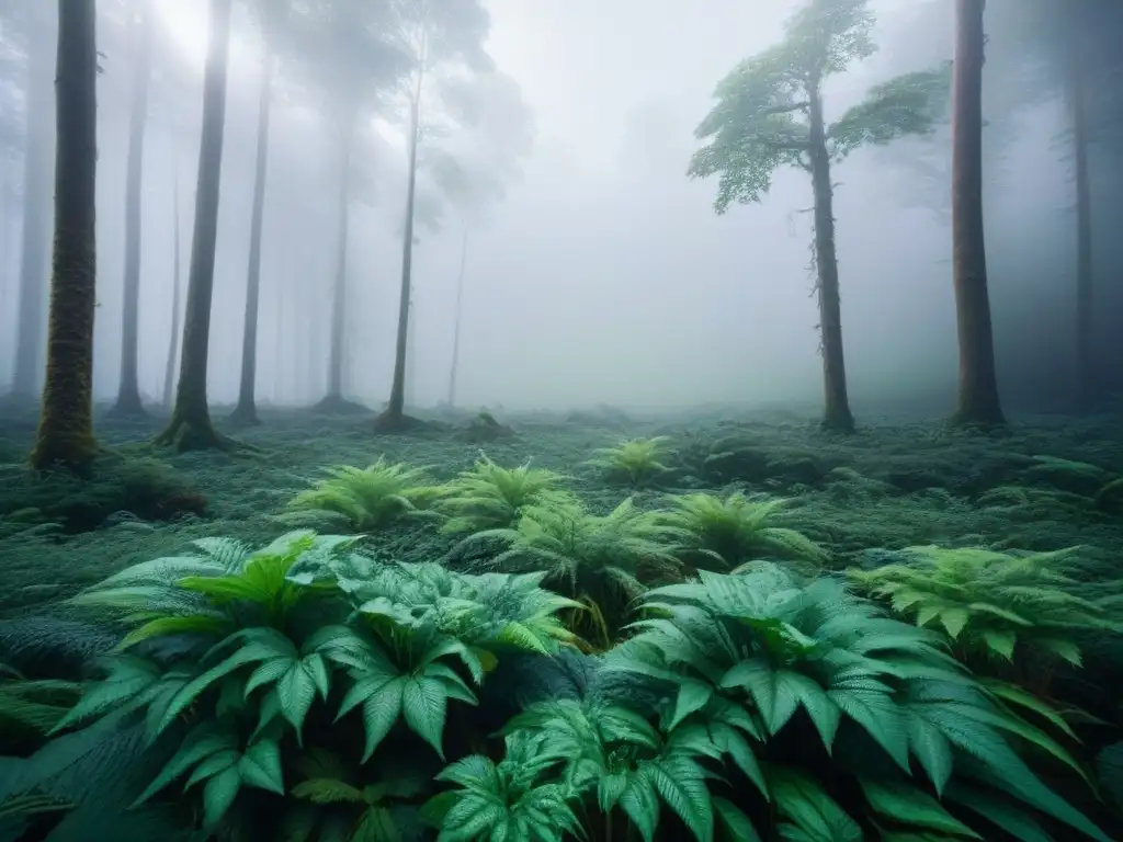 Armonía en la biodiversidad: bosque verde con vida silvestre