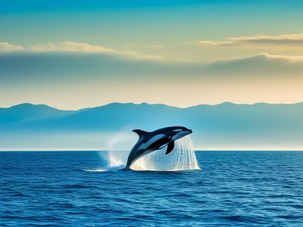 Avistamiento sostenible de ballenas y delfines en armonía oceánica