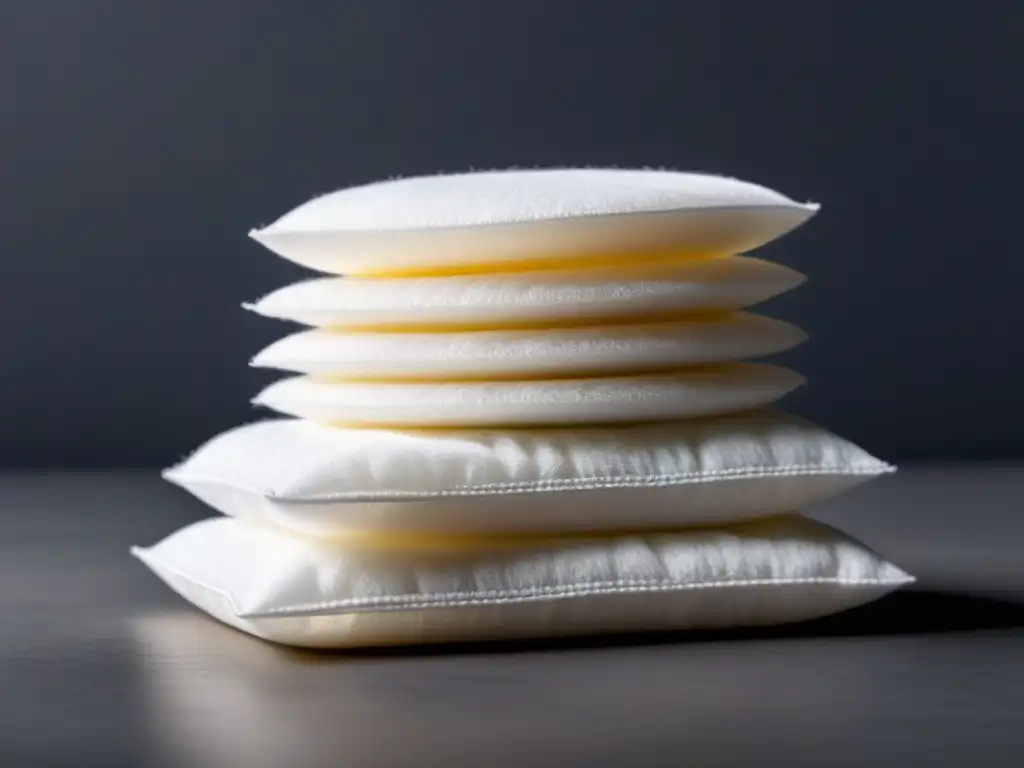 Beneficios de pads de algodón reutilizables: Pads blancos de alta calidad en baño moderno, resaltando su textura ecofriendly