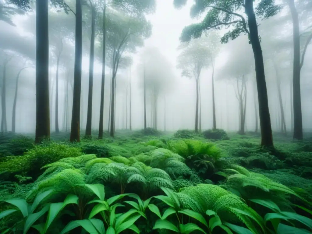 Bosque verde exuberante simbolizando la importancia de los bonos verdes sostenibles