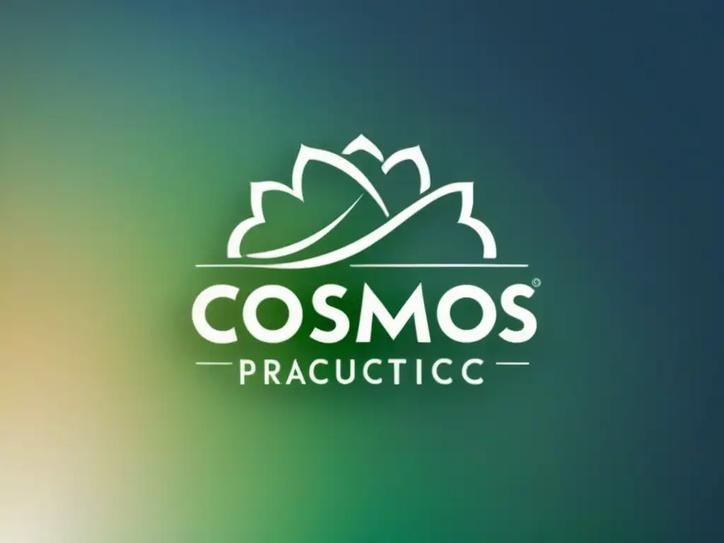 Una composición minimalista de certificaciones de cosmética ecológica sostenible como COSMOS Organic, Ecocert y Natrue, sobre fondo blanco