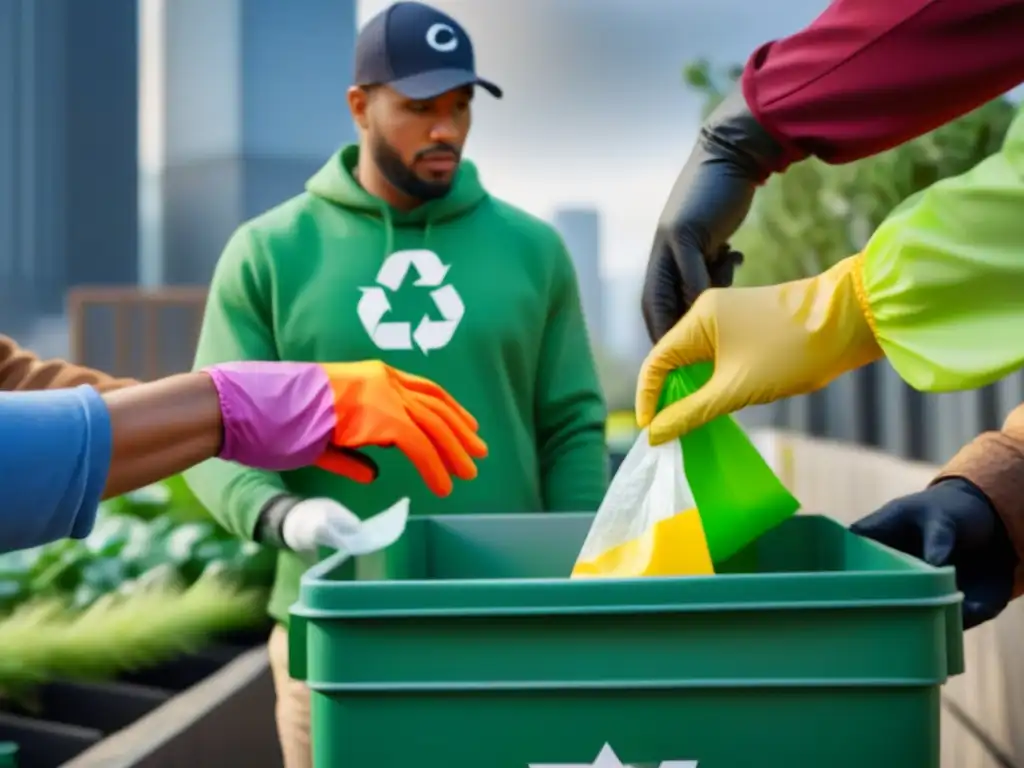 Comunidad sostenible en acción, economía circular para comunidades sostenibles