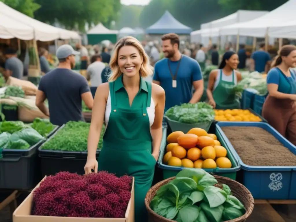 Una comunidad Zero Waste vibrante y diversa, con actividades sostenibles como jardinería, reciclaje y compostaje