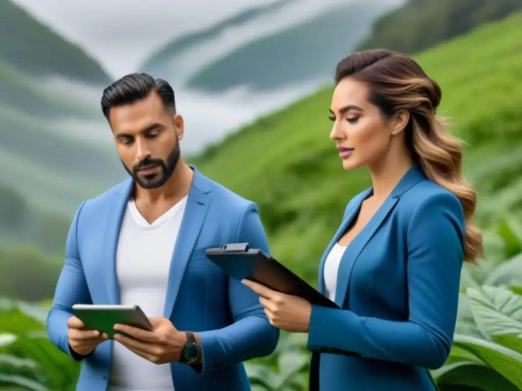 Dos creadores de contenido colaboran en un video sobre educación ambiental en YouTube