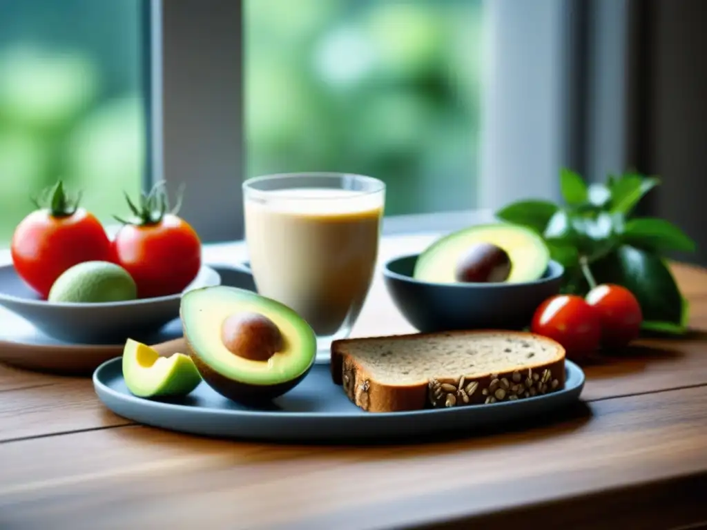 Un desayuno sostenible con productos ecológicos en un ambiente acogedor y vibrante