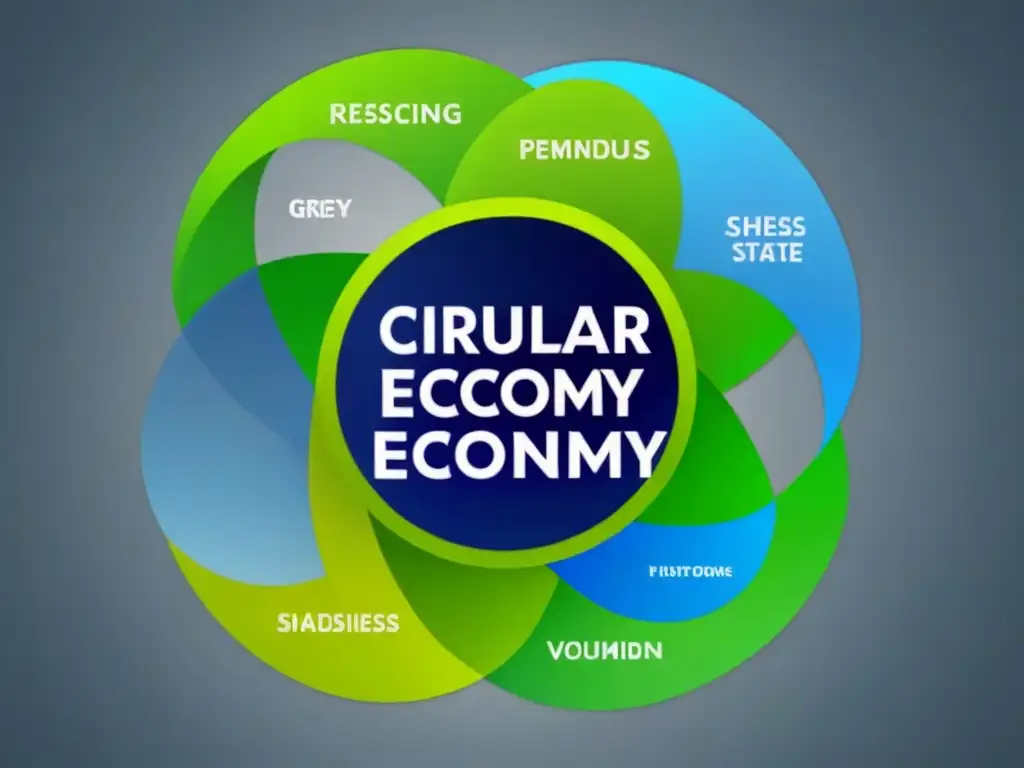 Diseño de productos sostenibles en economía circular: representación detallada y moderna del proceso de diseño