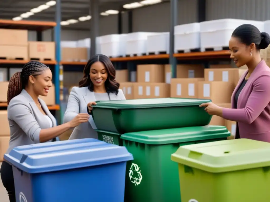 Diversa comunidad unida en reciclaje comunitario historias éxito