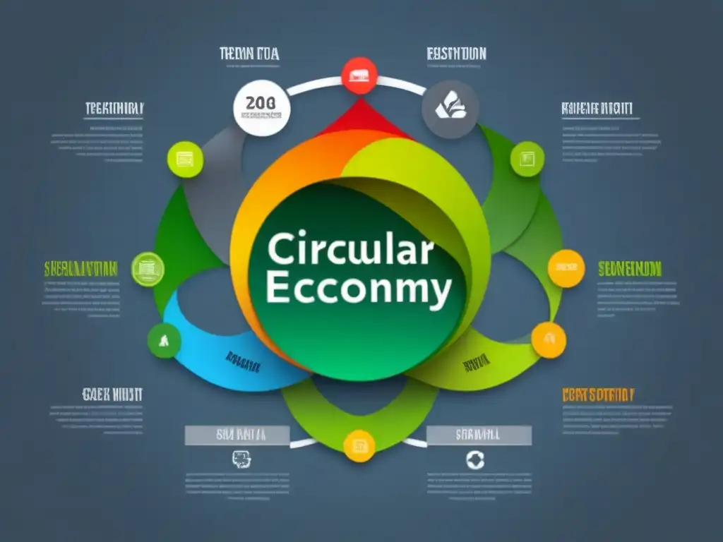 Implementación de economía circular en municipios: Diagrama moderno y eficiente de flujo de recursos y materiales en gobierno local