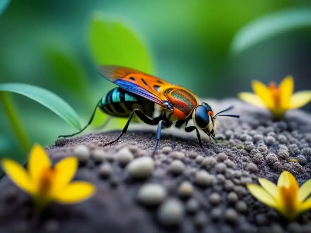 Un ecosistema vibrante revela la belleza y fragilidad de la biodiversidad, destacando el impacto de los residuos electrónicos