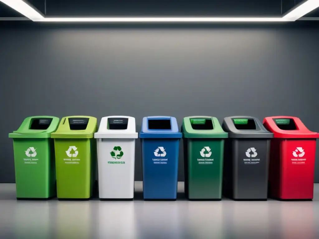 Empleados reciclando aparatos electrónicos en una oficina moderna para promover la economía circular y reducir la huella ecológica