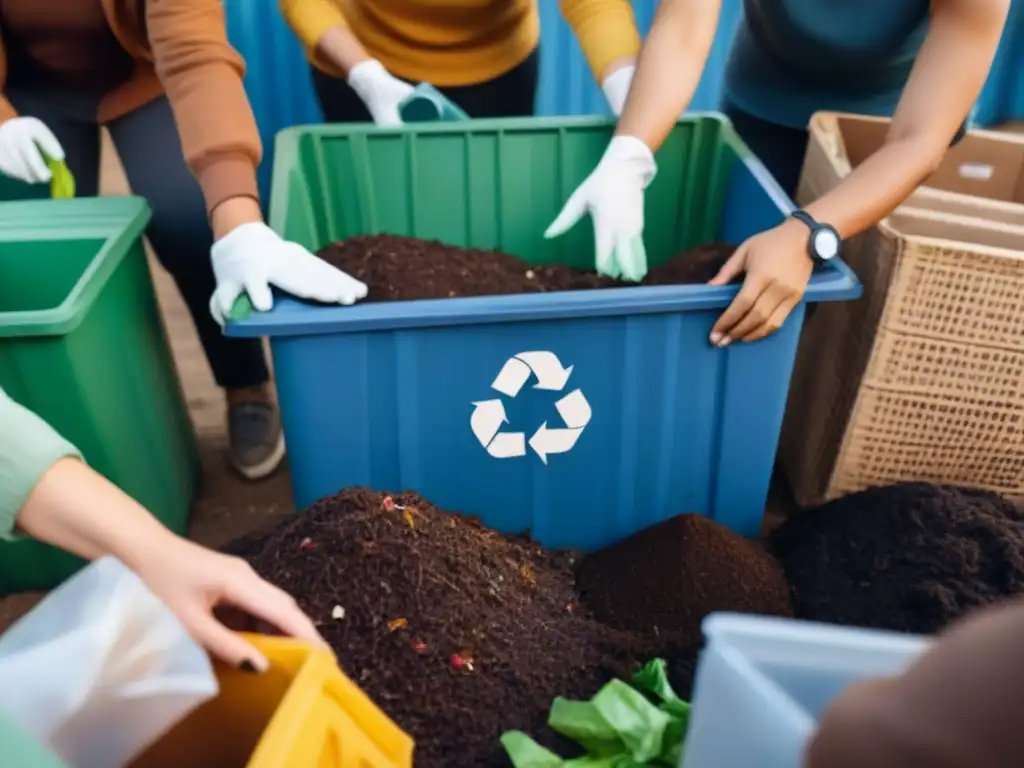 Implementando estrategias zero waste países: Diversidad y cooperación en reciclaje comunitario