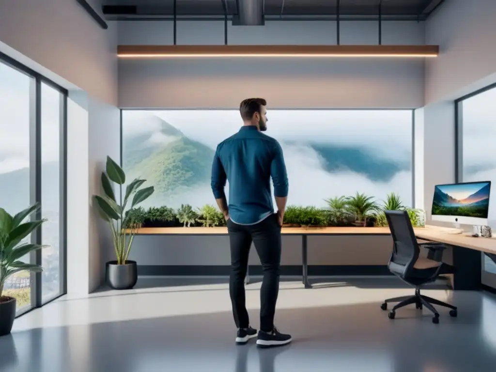 Estudio de diseño ecofriendly futurista con integración de Big Data en productos sostenibles