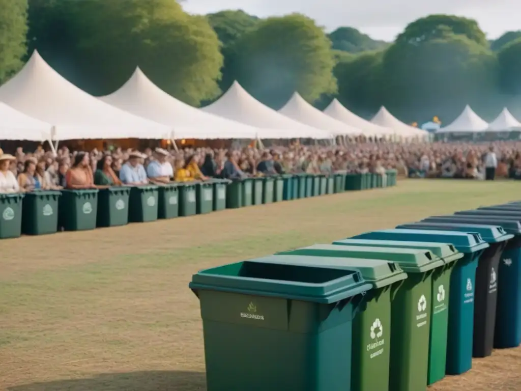 Un festival zero waste con música ambiental, donde la comunidad disfruta en armonía con la naturaleza y la música