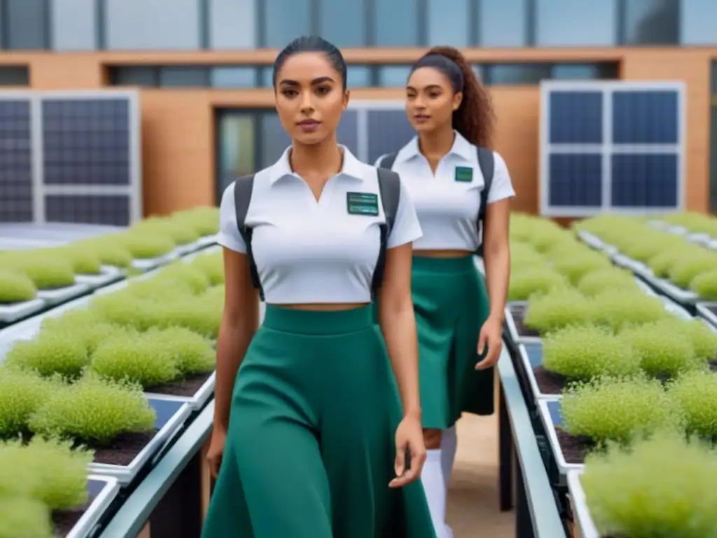 Un grupo diverso de estudiantes crea un ecosistema sostenible en su escuela