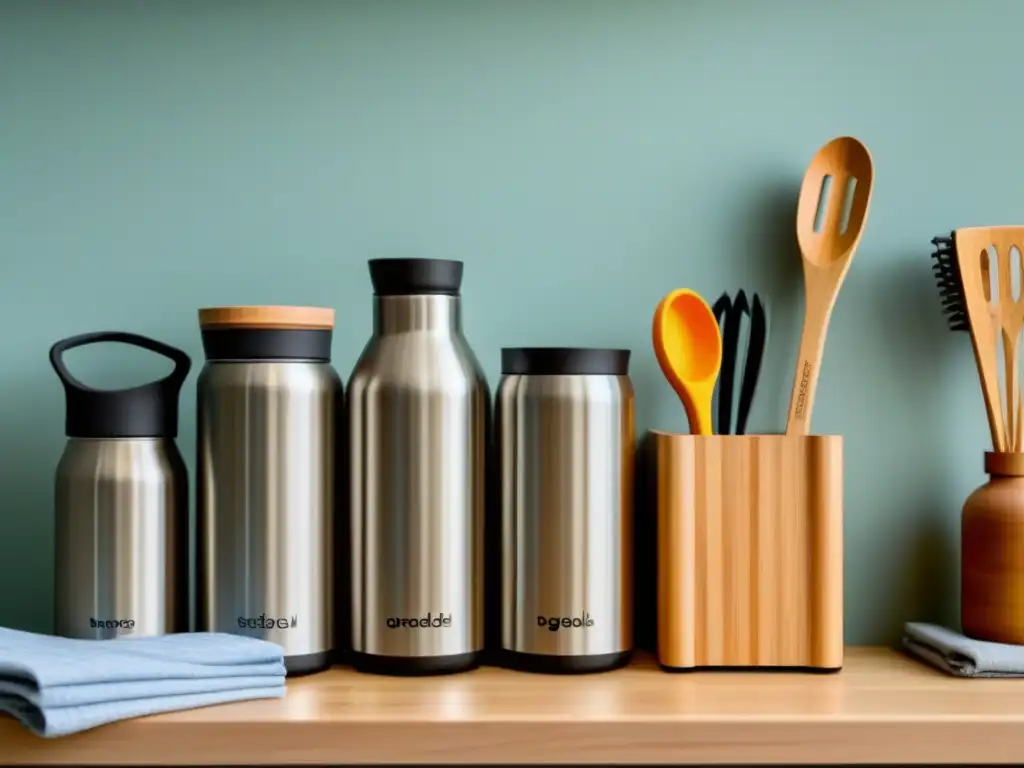 Transforma hogar espacio zero waste con utensilios ecofriendly en cocina moderna