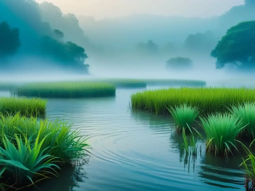 Un humedal exuberante y armonioso, reflejo de la importancia de las campañas de concienciación sobre humedales