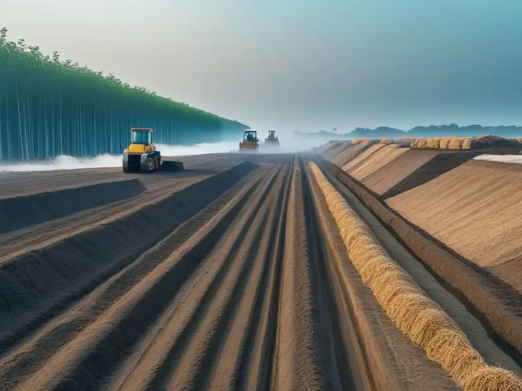 Impacto de residuos de construcción en la biodiversidad: contraste entre desarrollo humano y naturaleza