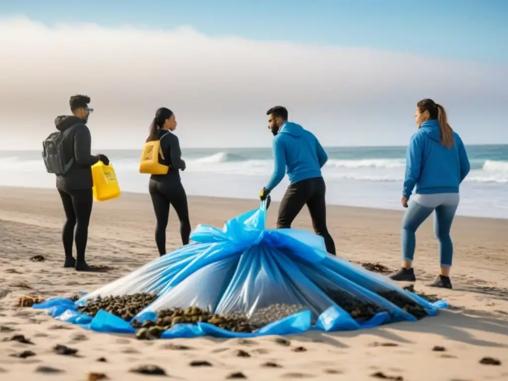 Inspiradora sensibilización educativa sobre la crisis del plástico en la playa