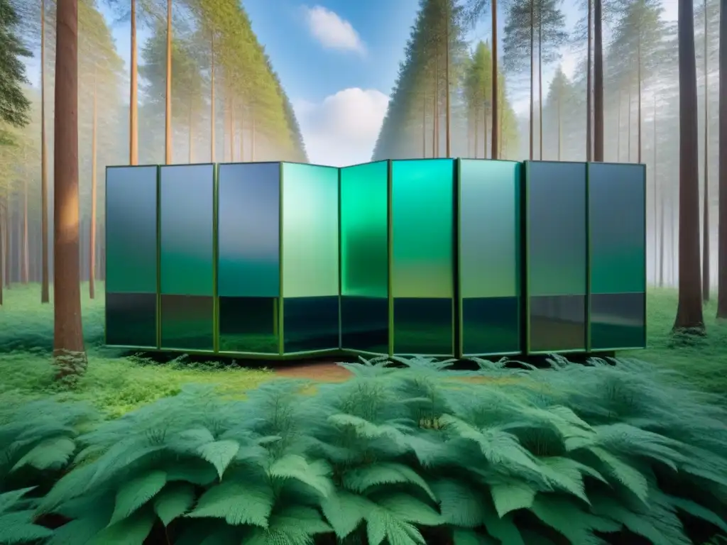 Instalaciones artísticas sostenibles impacto ambiental: reflejos infinitos en la naturaleza