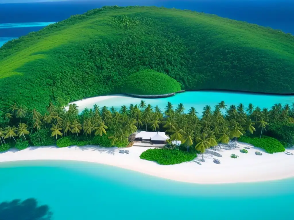 Una isla privada sostenible de lujo en el Caribe, con villas integradas en la naturaleza y una experiencia ecofriendly