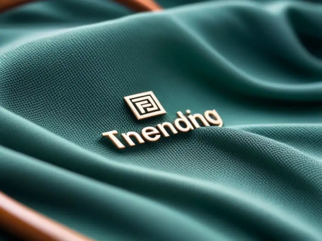 Logo de marca de ropa sostenible transparencia en tejido ético, fusionando estilo y sostenibilidad en la moda