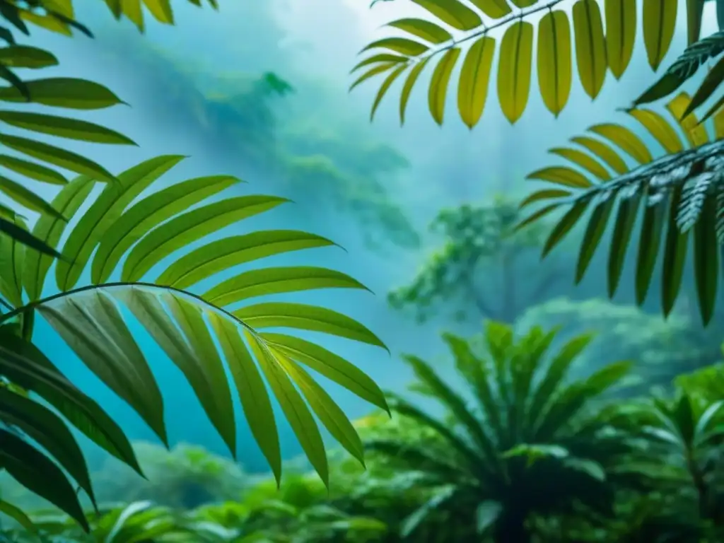 Magia de la preservación naturaleza arte indígena en exuberante selva verde bajo cielo azul