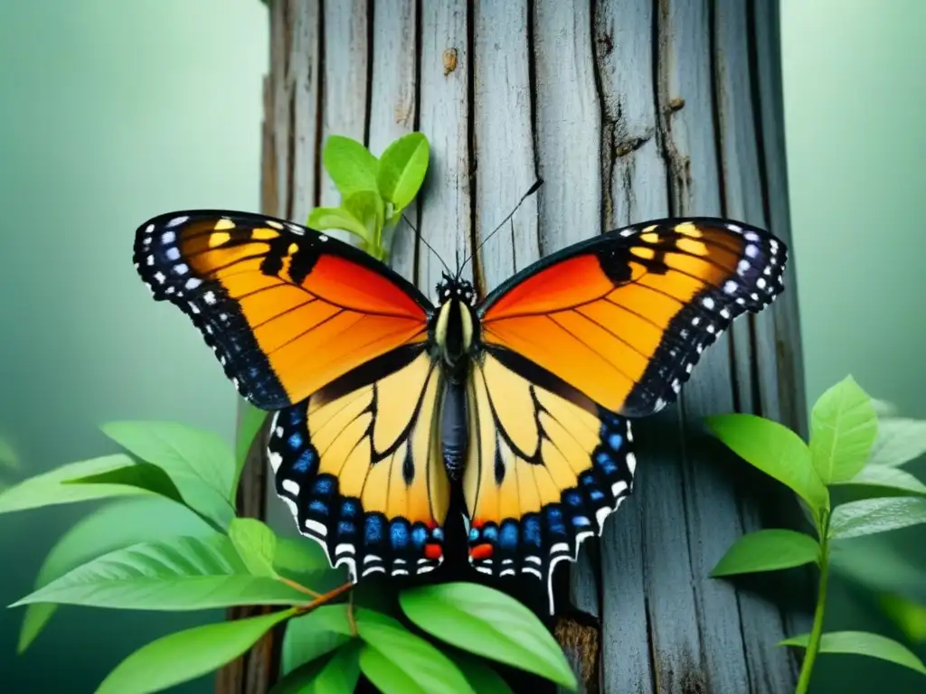 Ilustración minimalista de biodiversidad en armonía