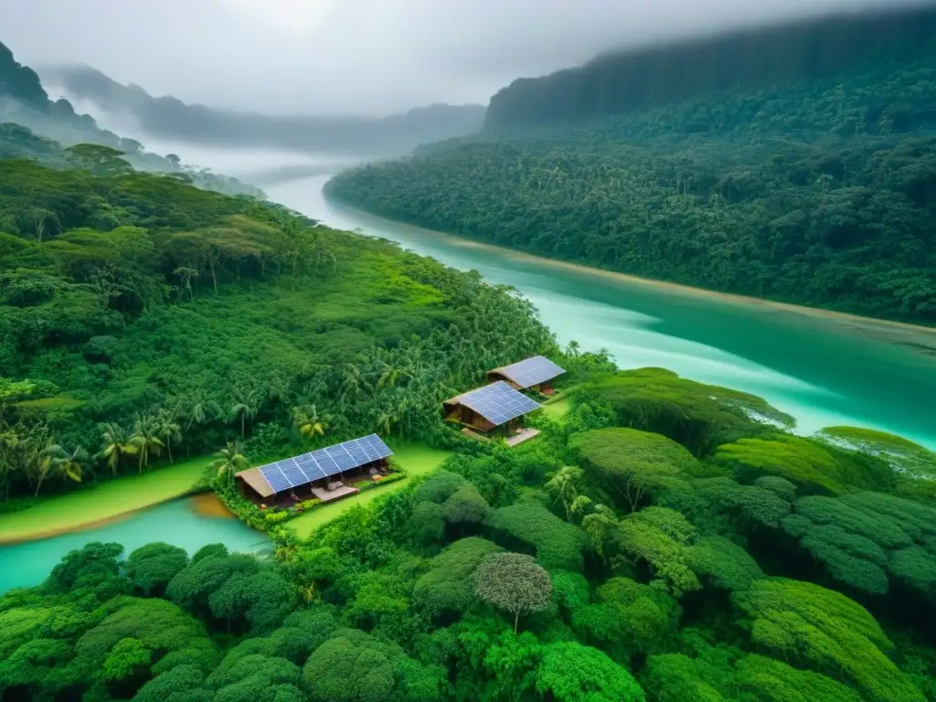 Un oasis ecofriendly de lujo en la selva: ecolodge sostenible, paneles solares, río cristalino y actividades ecofriendly