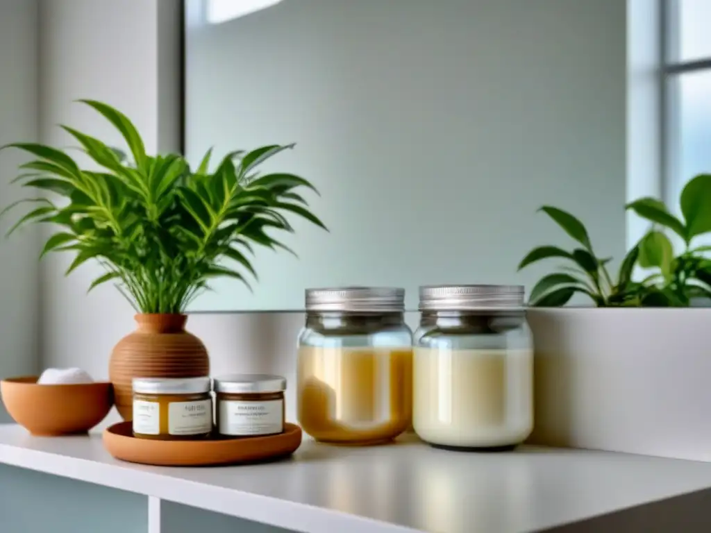 Un oasis de serenidad y sostenibilidad: productos zero waste para belleza en un baño minimalista