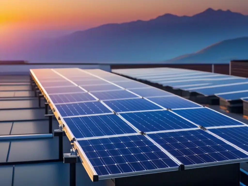 Paneles solares relucientes en el techo, listos para emergencias