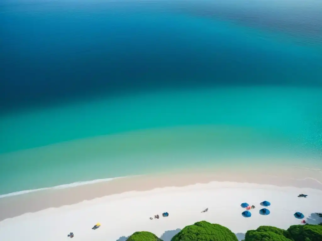 Un paraíso ecofriendly: turismo sostenible zero waste en una playa prístina con aguas cristalinas y actividades responsables