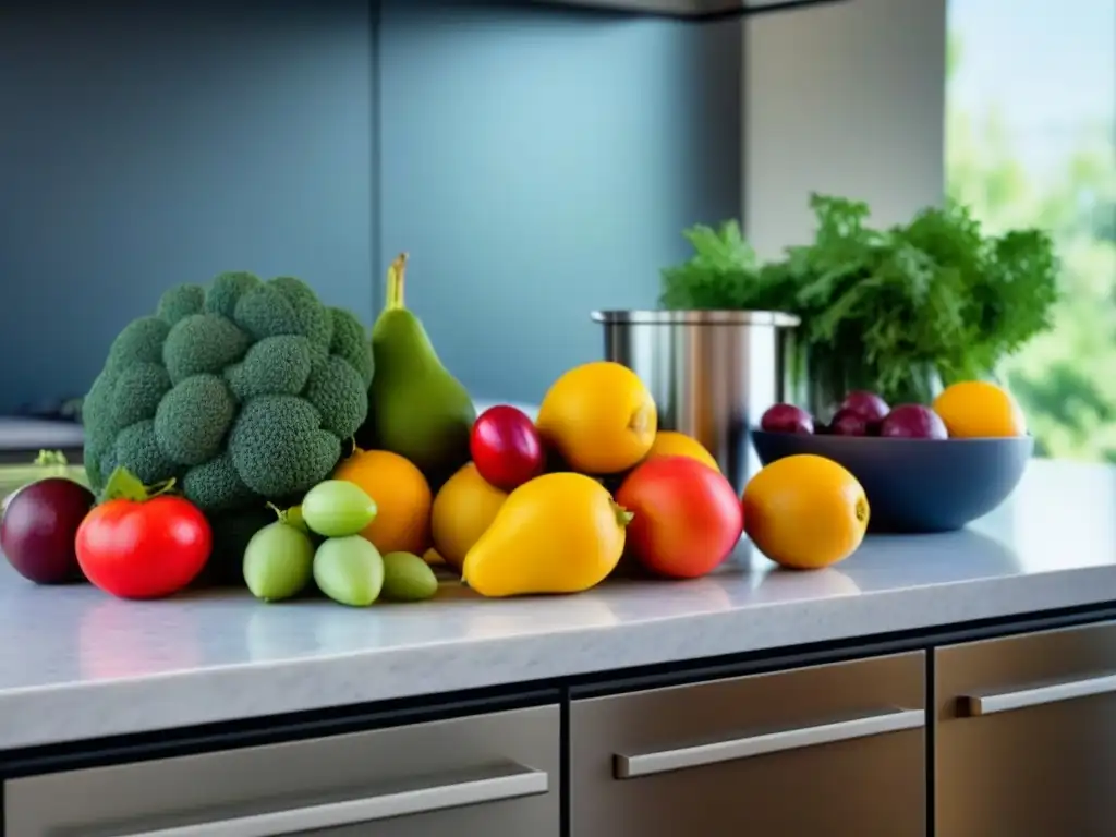 Preparación de snacks saludables zero waste para toda la familia con frutas y verduras frescas en contenedores ecofriendly