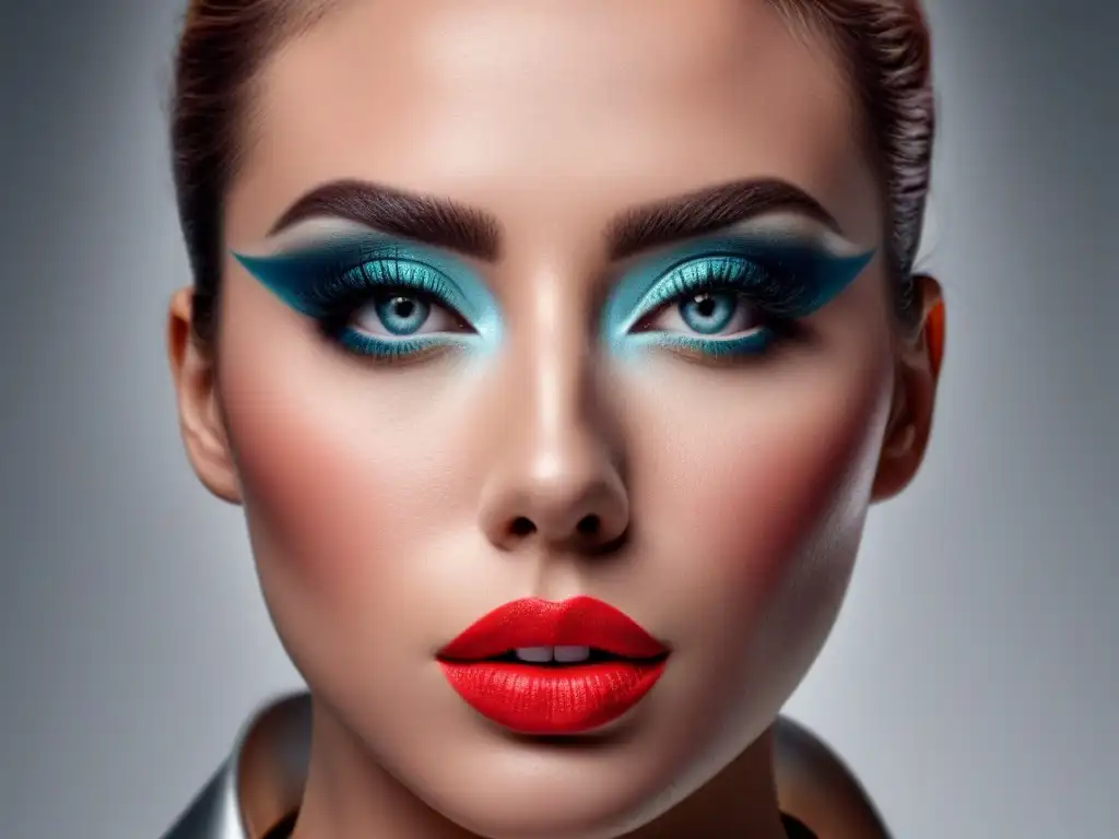 Productos de belleza tóxicos: alerta de peligro Productos de belleza emitiendo humo tóxico entre señales de peligro