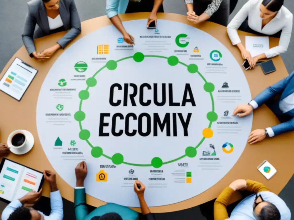 Profesionales y miembros de la comunidad colaboran en ideas para promover un estilo de vida de economía circular