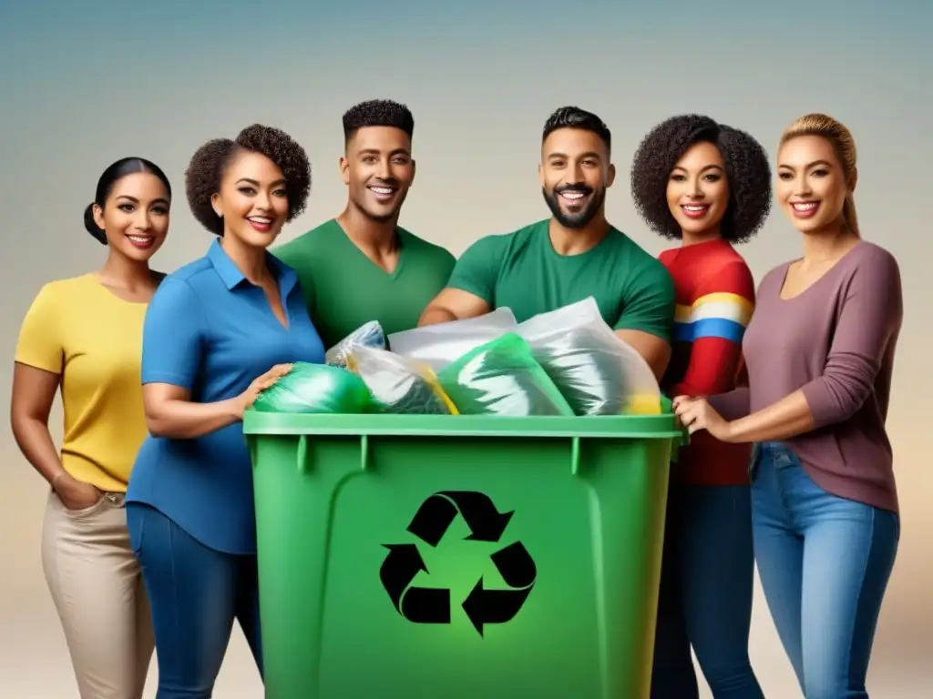 Reciclaje inclusivo: comunidad unida en prácticas sostenibles