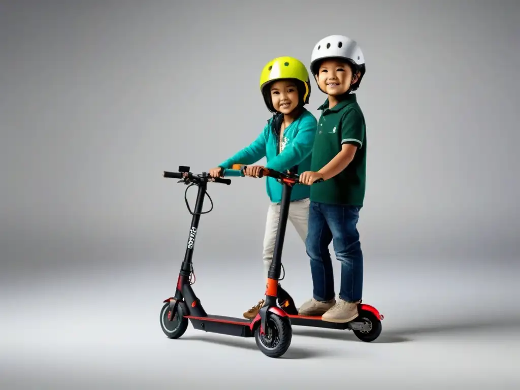 Scooters eléctricos niños sostenibles: Accesorios coloridos y ecológicos para una diversión segura en scooters infantiles