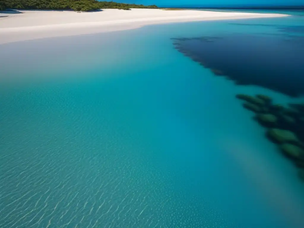 Serenidad en una playa virgen: aguas cristalinas, arena blanca impecable