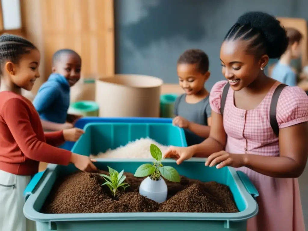 Un taller de Zero Waste para niños: diversión y aprendizaje rodeados de colores y materiales ecológicos