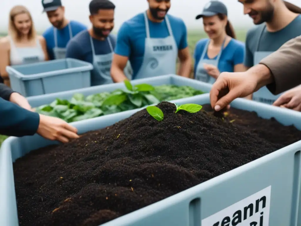 Unidos en desafíos comunitarios zero waste: diversidad, colaboración y compromiso ambiental en vibrante espacio comunitario