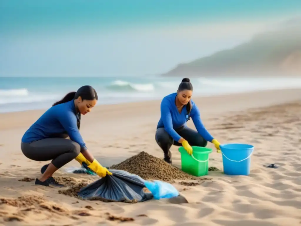 Unidos en la playa, reducción residuos plásticos apoyo local