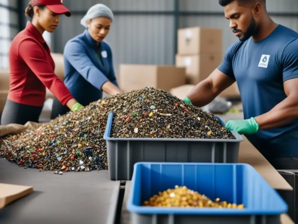 Unidos en la cooperación global en zero waste: diversidad, precisión y trabajo en equipo en una planta de reciclaje futurista