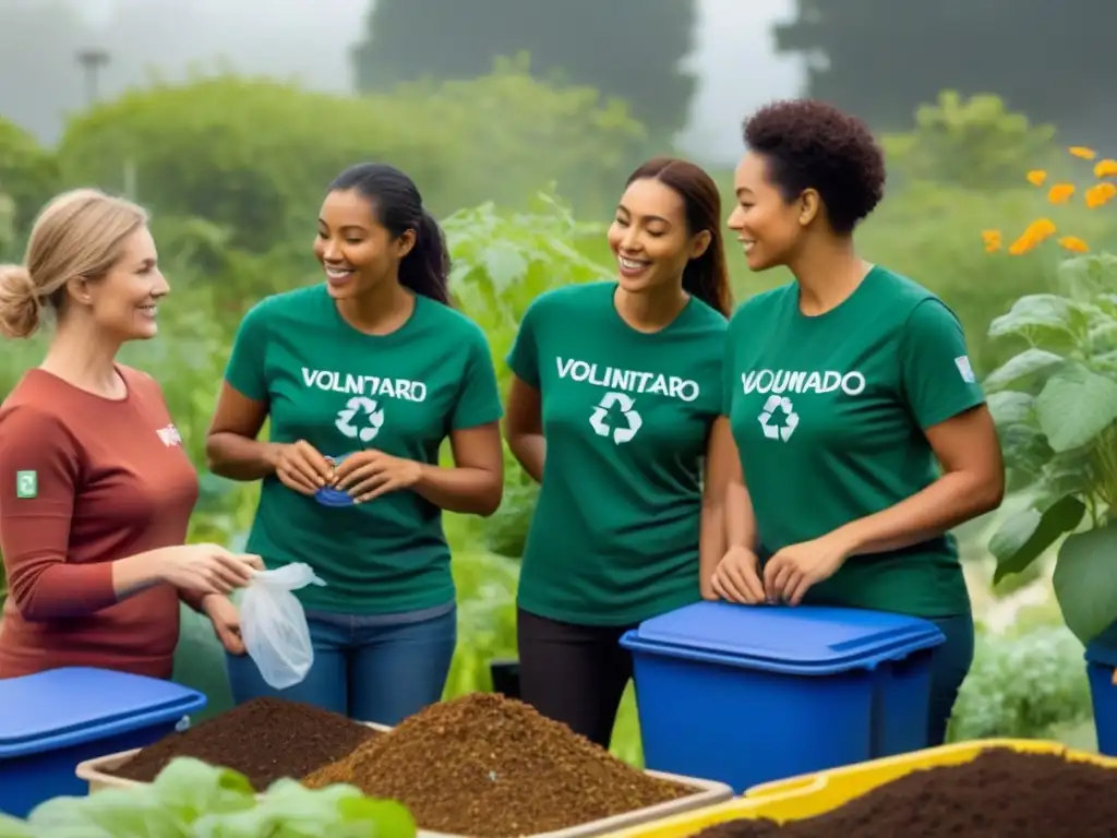 Unidos en el Voluntariado Verde: talleres, reciclaje y compostaje en armonía