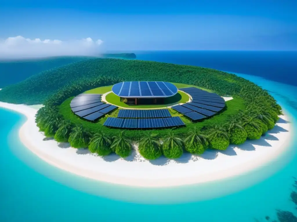 Villa ecofriendly en isla privada: lujo sostenible en playas paradisíacas