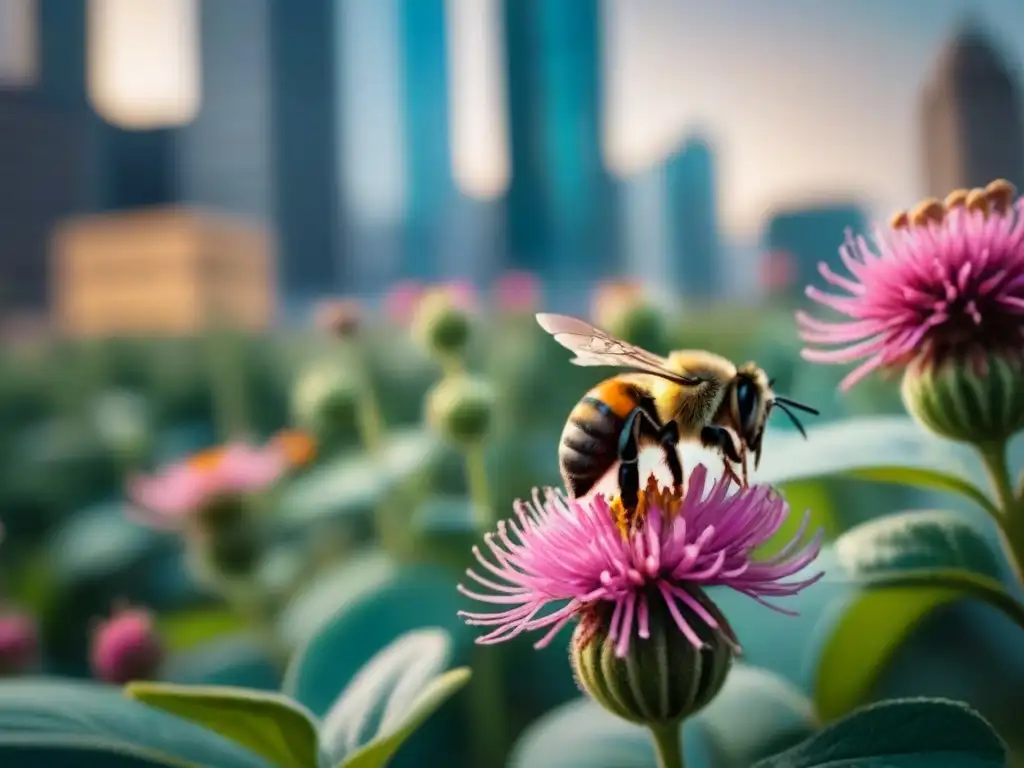 Un zumbido sostenible en un jardín urbano: apoyo a polinizadores urbanos sostenible